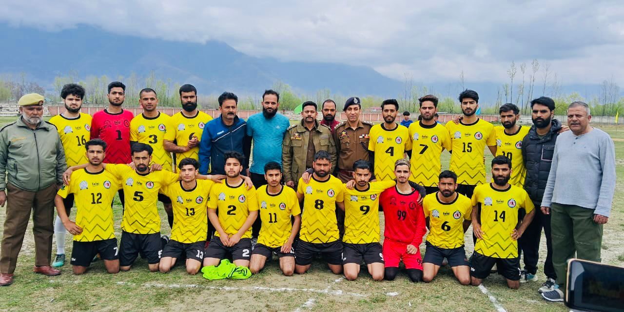 SSP Ganderbal inaugurates football tournament at Gadoora Stadium
