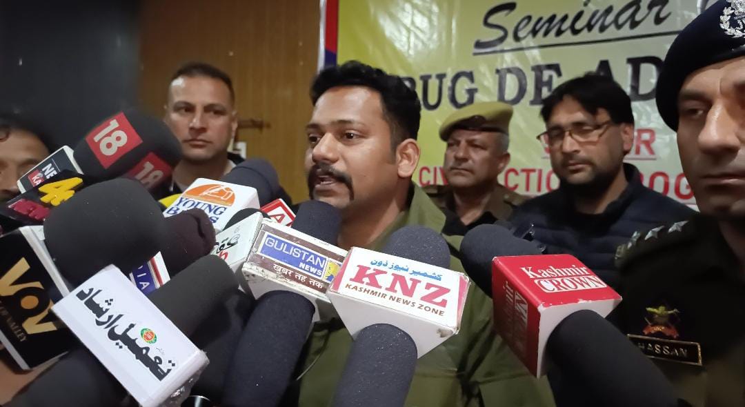 50 drug peddlers arrested,38 FIRs registered in Ganderbal during last year:SSP Ganderbal Nikhil Borkar