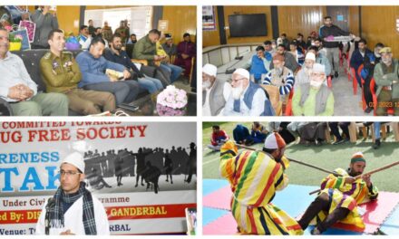 Ganderbal Police continues Drug De-addiction campaign