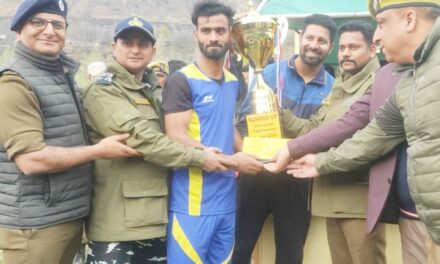 Volleyball Tournament organised by Ganderbal Police concludes at Kangan