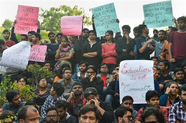 New JNU rules Up to Rs 50,000 fine for violence dharna on campus students term it ‘draconian’
