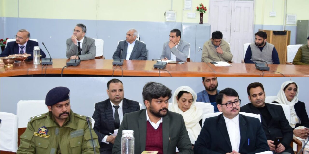 Chief Justice and Administrative Judge of District Ganderbal visit District Court Complex Ganderbal;Take review of its functioning and infrastructure