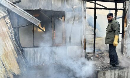Residential house gutted in Baramulla blaze