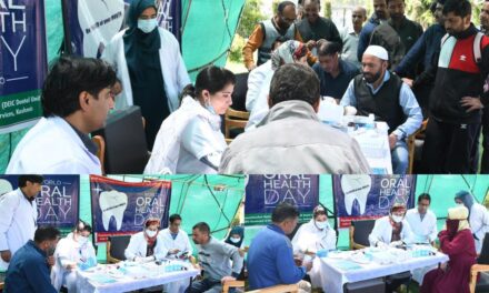 World Oral Health Day celebrated at Ganderbal ;Hundreds attended Dental Awareness cum Hygiene Camp at DC Office