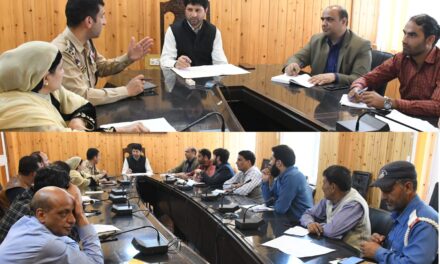 Arrangements for Shab-e-Qadr & Eid ulFitr reviewed at Ganderbal