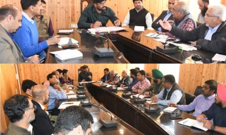 DC Ganderbal discusses development of Kullan Baltal road, other works;Directs APCO & MEIL to follow norms of PCB in letter and spirit