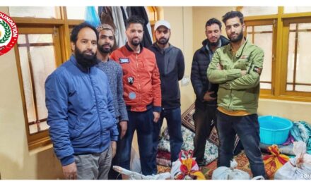 Al Imaan Youth Foundation team greets people on Eid ul Fitr