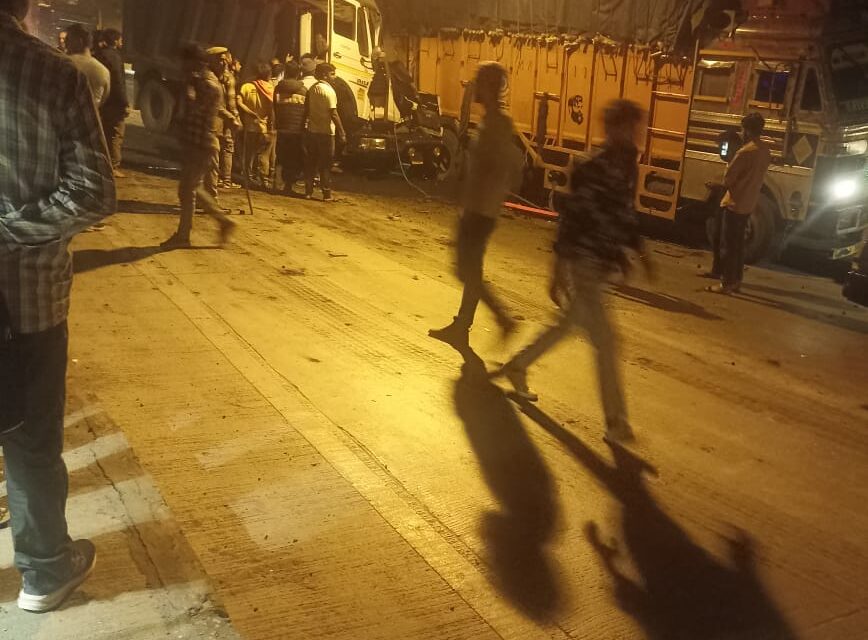 Conductor dies, driver injured as dumper crashes into truck in Udhampur