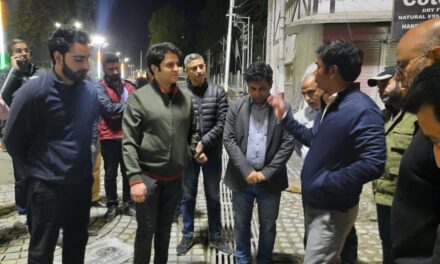 Div Com conducts late night site visit of ongoing SSCL projects of Sgr city