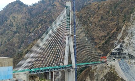 J-K Rail Project: Country’s First Cable-Stayed Rail Bridge In Reasi Completed