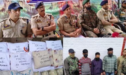 8 kilograms of Heroine, 5 lacs cash recovered as inter state narco militant busted in Kupwara