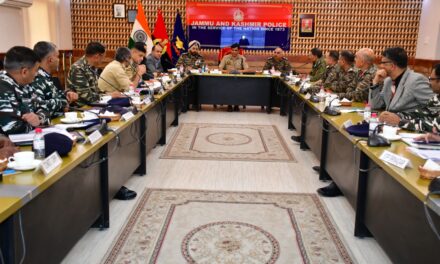ADGP Kashmir Chairs Joint Security Meeting At PCR Kashmir;Dicussed Security Arrangements for G20 Summit