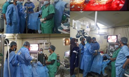 Laparoscopic enucleation of hydatid cyst of liver performed at district hospital shopian