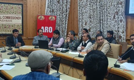 DIV Commissioner Chairs Meeting On Indian Army Recruitment in Srinagar