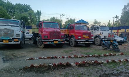 13 vehicles involved in illegal mining seized during night raids in Ganderbal