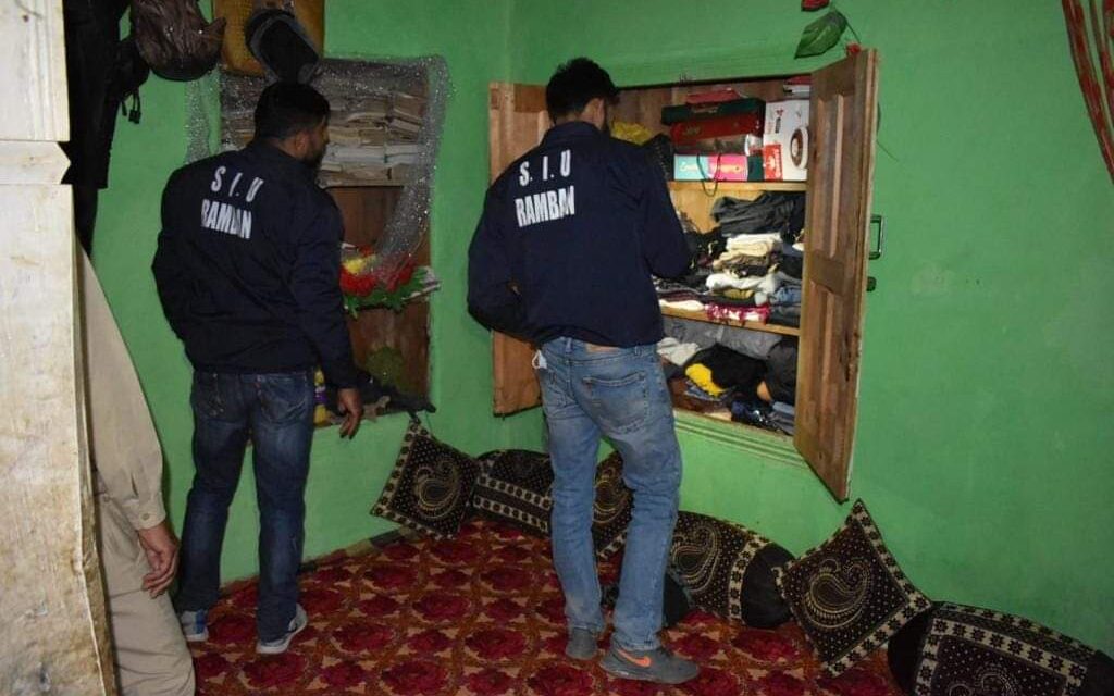 SIU Ramban raids multiple locations in Banihal