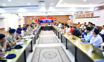 G-20 arrangements; ADGP Kashmir, Div. Com Kashmir co-chairs meeting
