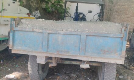 Four Vehicles seized by Geology mining department during crackdown in Ganderbal