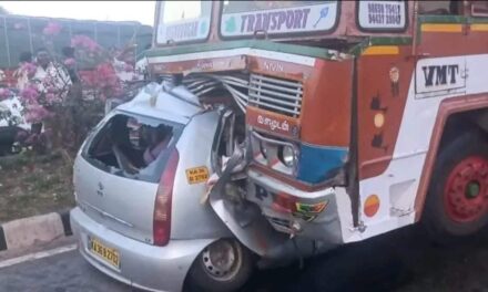 6 including 2 children killed in car-lorry collision in Karnataka’s Koppal
