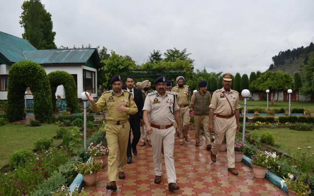 DGP visits Police Training School Manigam;Inaugurates Multi Activity Block; Addresses trainees