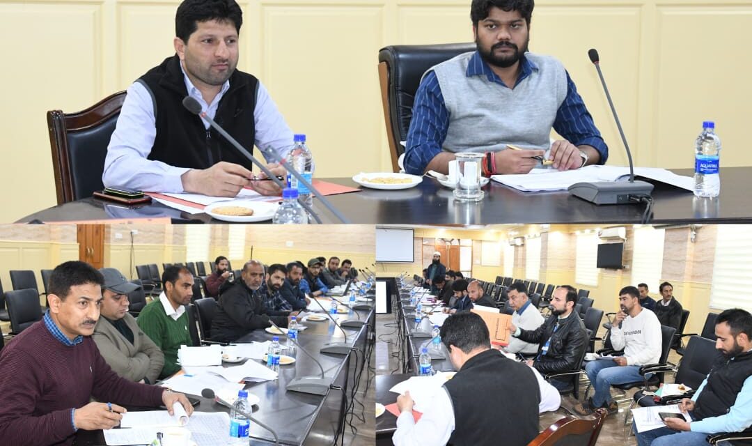 DC Ganderbal reviews functioning of revenue department