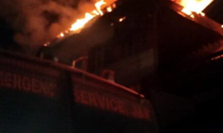 Complex partially damaged in fire incident in Srinagar