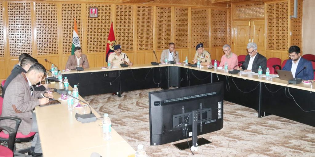 DGP J&K chairs meeting of Task force for implementation of UT wide CCTV surveillance System