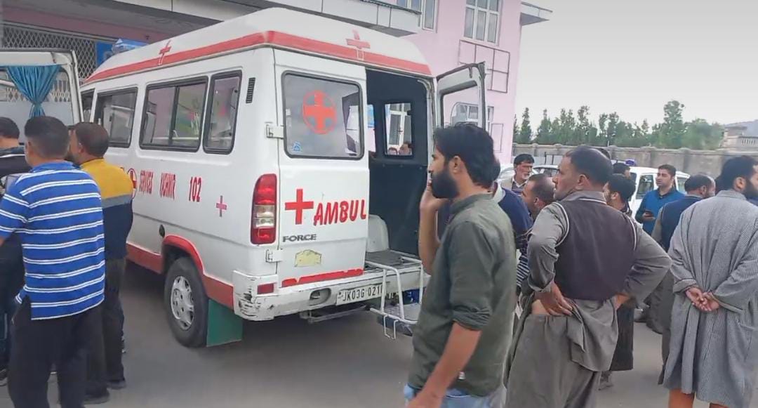 Driver, helper dead after Jal Shakti department vehicle skids off road in Anantnag