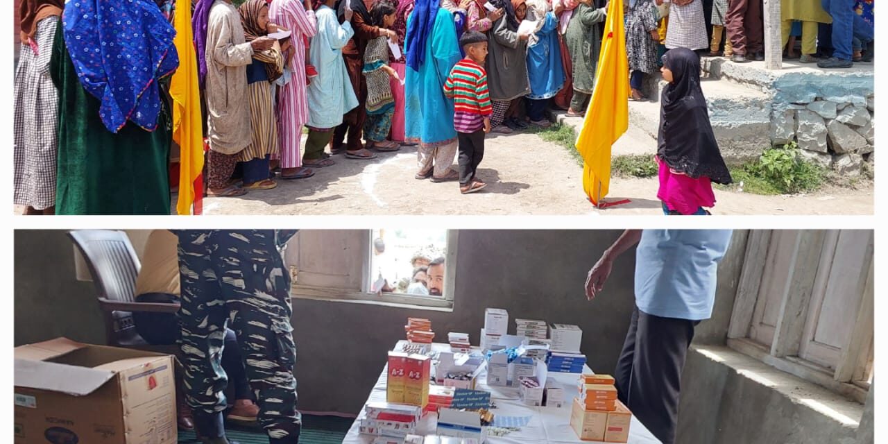 CRPF 45BN organises medical camp in inderkoot Sumbal