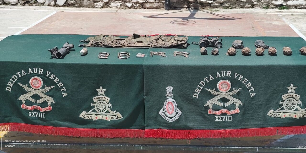 Arms and ammunition recovered; hideout busted in Lolab