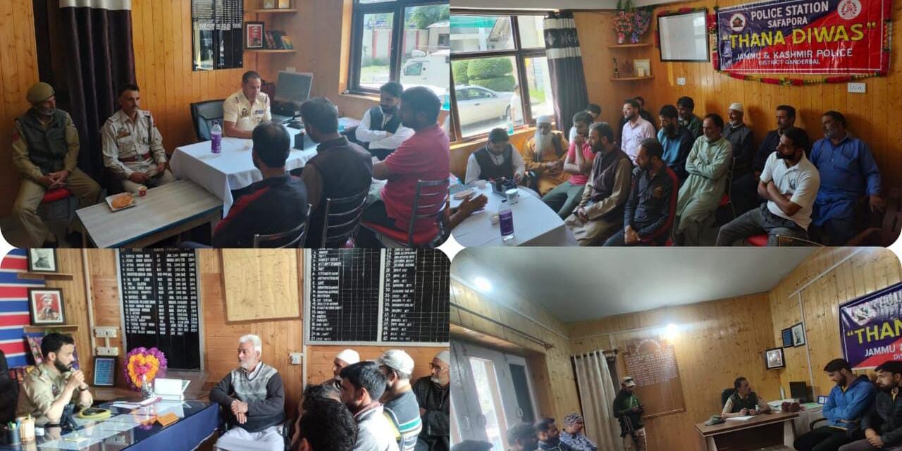 Ganderbal Police Observed “Thana Diwas”