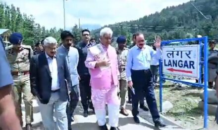 LG reviews arrangements ahead of Shri Amarnathji Yatra;Conducts on-site inspection of facilities at Chandanwari, Nunwan Base Camp
