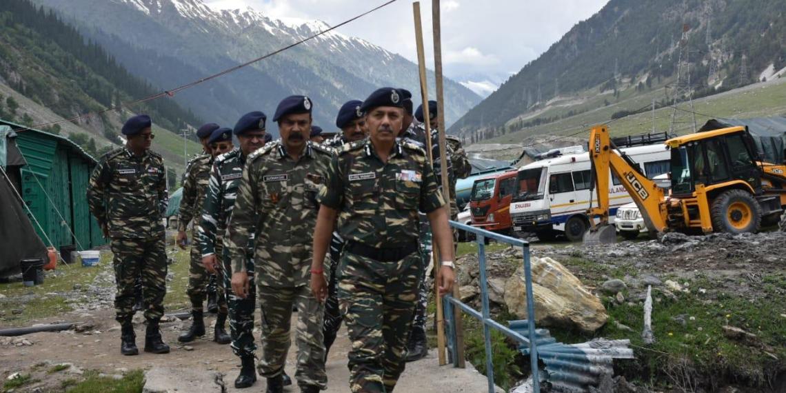 IG CRPF, Srinagar Sector, Conducts Comprehensive Security Review of Routes & Camps for Amarnath Pilgrimage