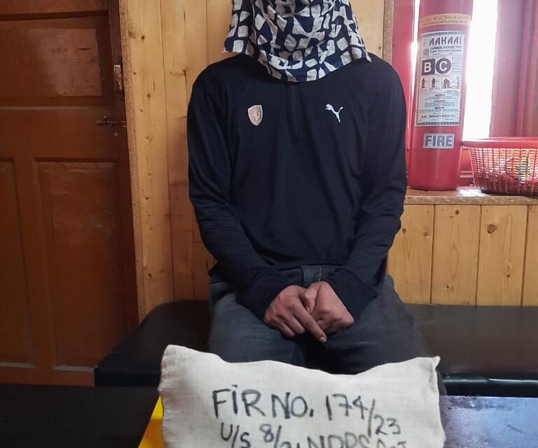 Drug peddler held in Ganderbal: Police