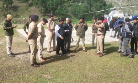 Amarnath Yatra 2023: DGP, FC (Home), Pr. Secy. to LG visit Baltal, Panjtarni, Chandanwari & Pahalgam; Review Security, Logistic & Other Arrangements