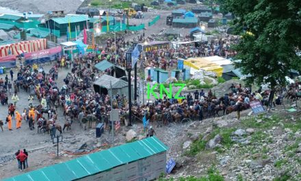 Longest-ever Amarnath Yatra begins as 8000 pilgrims visit holy cave on day 1;Will pray for peace, prosperity of the country, say jubilant devotees