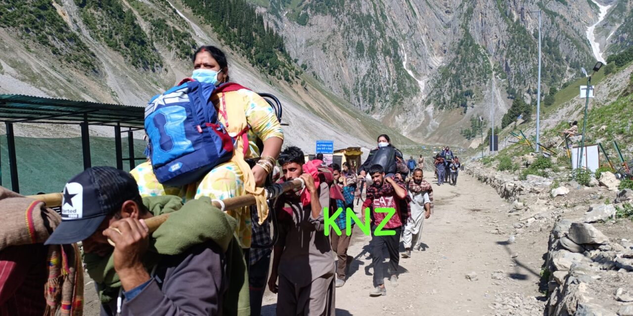 Amarnath Yatra: 3rd batch of 4,903 pilgrims leaves from Jammu base camp;‘So far 12,807 pilgrims left towards Amarnath Cave in last 3 days’