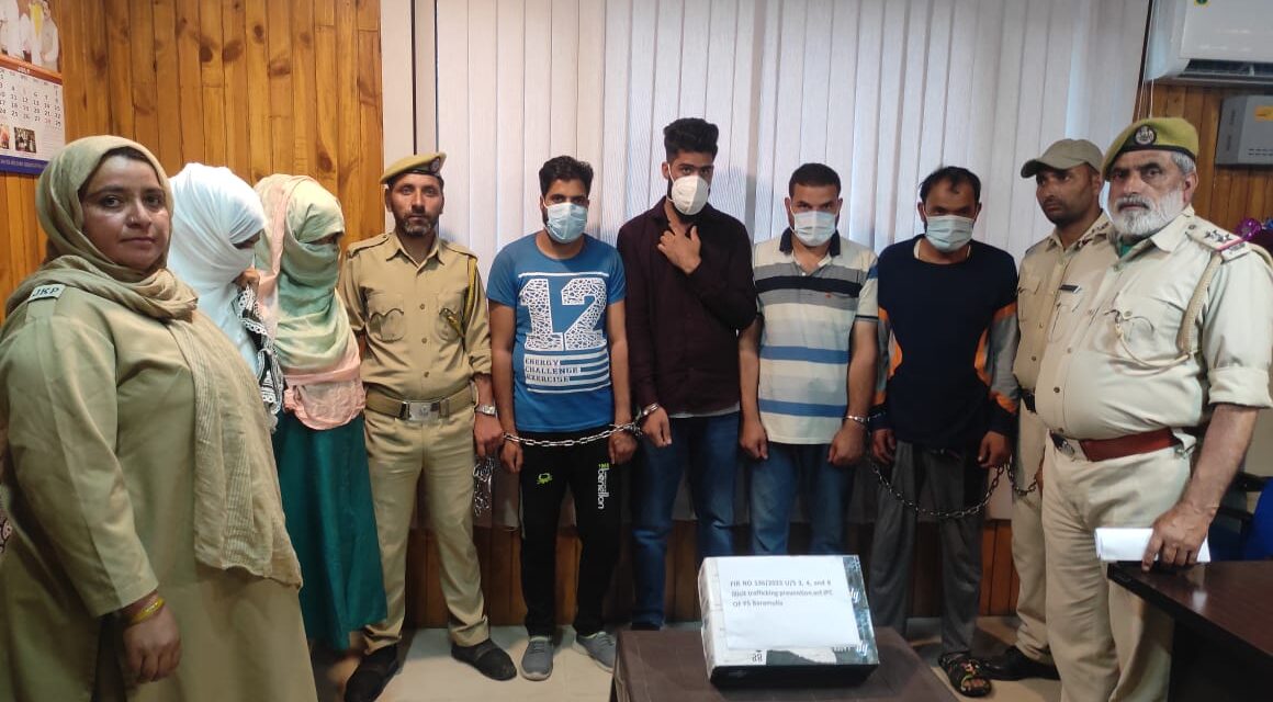Prostitution racket busted in Baramulla town, two females among six arrested
