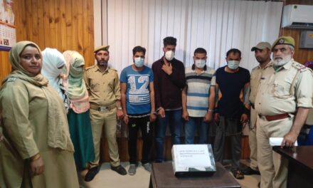 Prostitution racket busted in Baramulla town, two females among six arrested