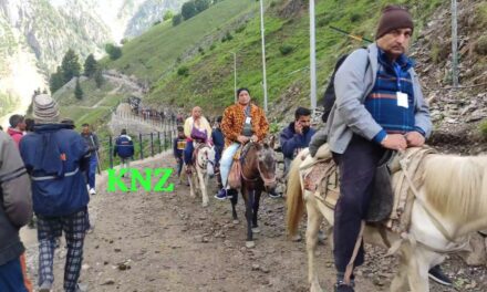 16061 yatries visit Amarnath Cave on Thursday; 162569 performed darshan till date