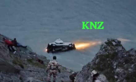 Nine CRPF personnel injured after their vehicle rolled down in Sindh in Ganderbal