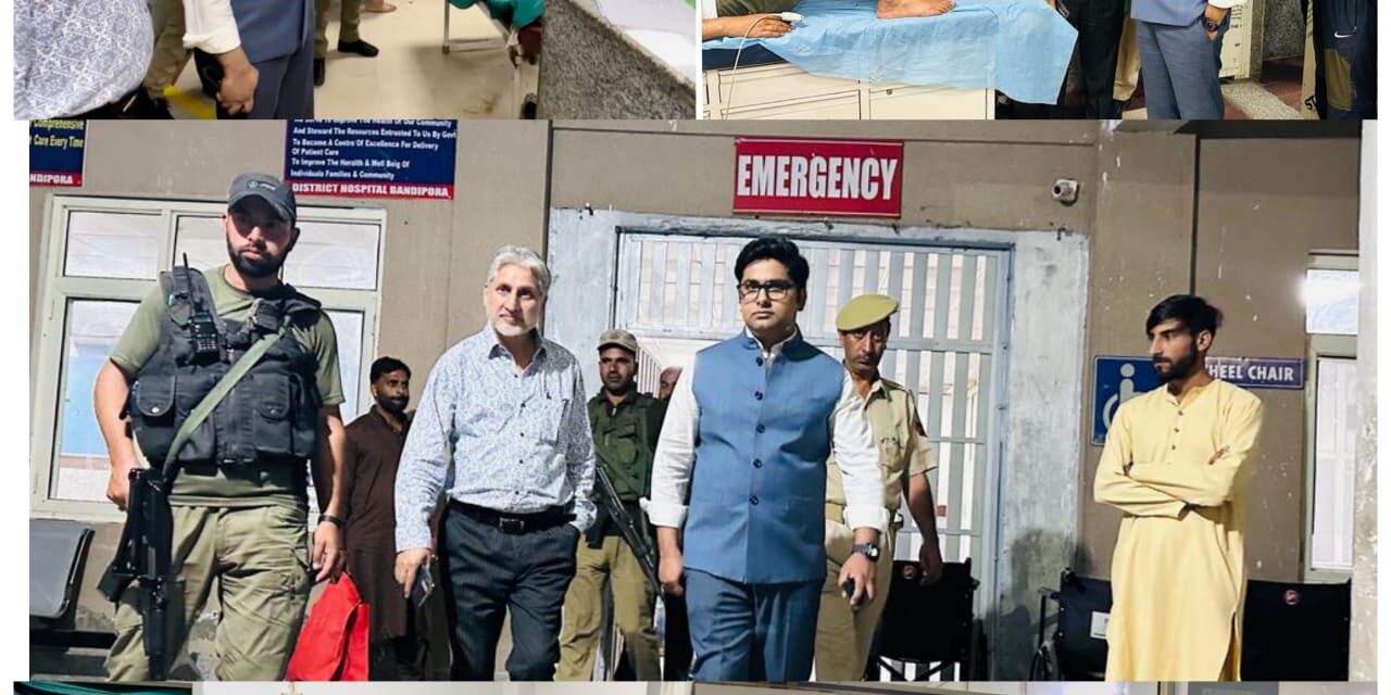 DC Conducts Latenight Surprise Inspection of DH Bandipora