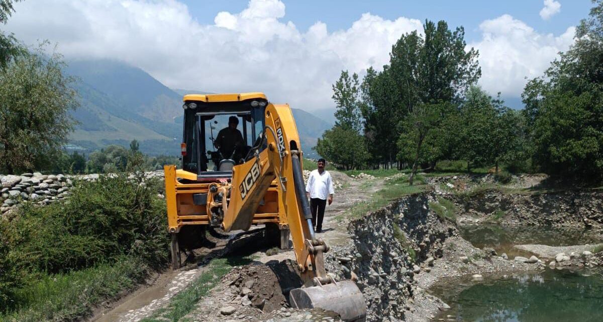 Geology Mining Department cut roads in several places to stop illegal mining in Ganderbal:DMO Majid Aziz Bhat