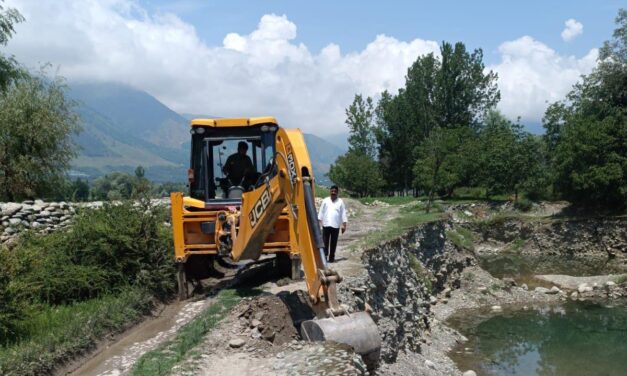 Geology Mining Department cut roads in several places to stop illegal mining in Ganderbal:DMO Majid Aziz Bhat