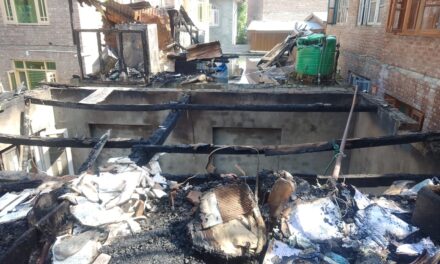 2 houses damaged in overnight blaze in Srinagar’s Bhagat