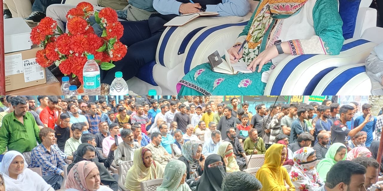 DC Baramulla presides over Block Diwas at remote Village Dhani Syedhan Uri; listens People’s Issues/Grievances