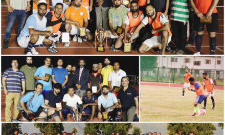 Non-Teaching Staff wins ‘Inter-Staff Football Tournament’ at NIT Srinagar