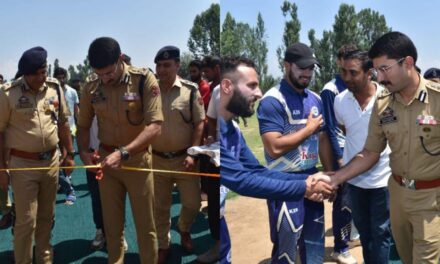 DIG SKR inaugurates T-20 knockout cricket tournament in Pulwama