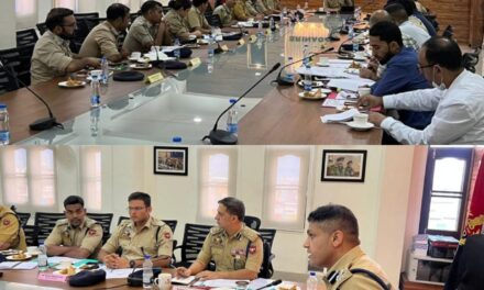 DIG Central Kashmir Range reviews Security and terror/ drug related cases before Independence Day