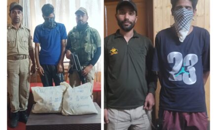 Two Drug Peddlers arrested in Ganderbal: Police